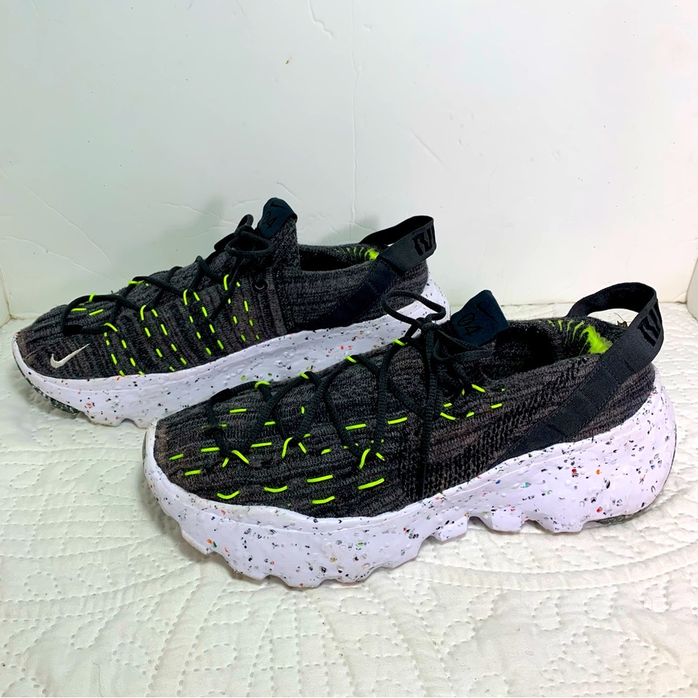 Nike Space Hippie 04 Volt CZ6398-010 Black Gray Green White Size Men’s8 Women 10